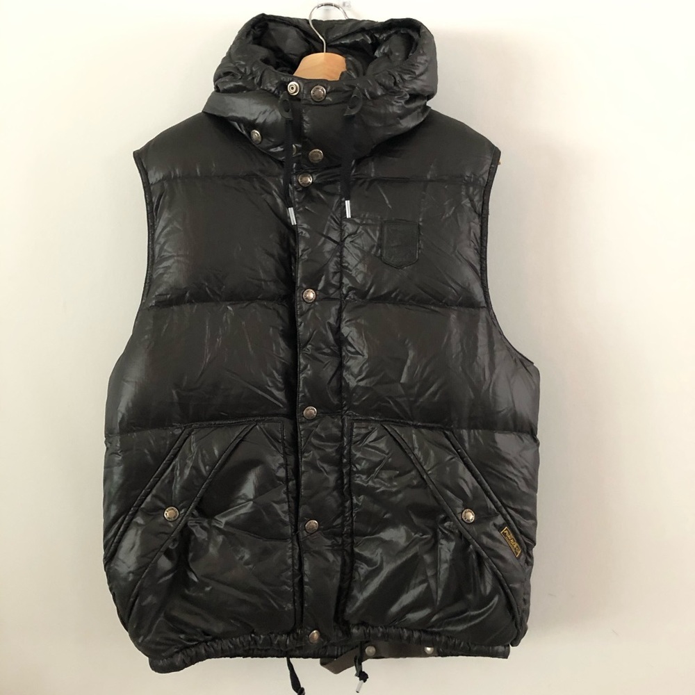 NWOT Polo Ralph Lauren winter vest detachable hood